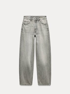 Zara Women's Relaxed Jeans — Faded Gray